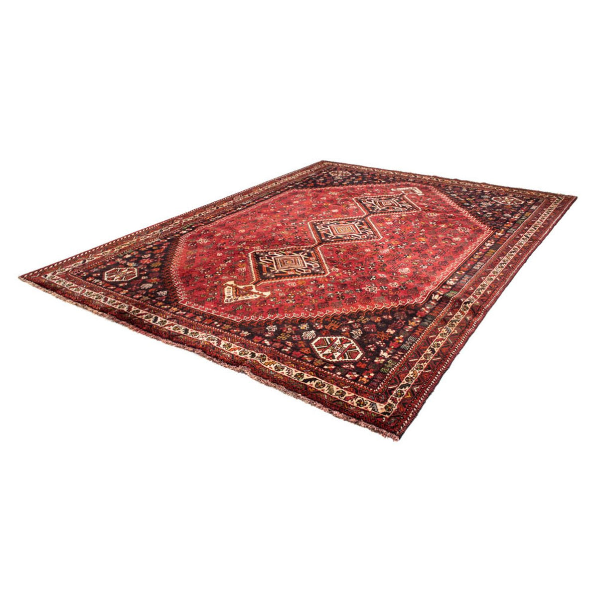 Perser Rug - Nomadic - 330 x 240 cm - dark red