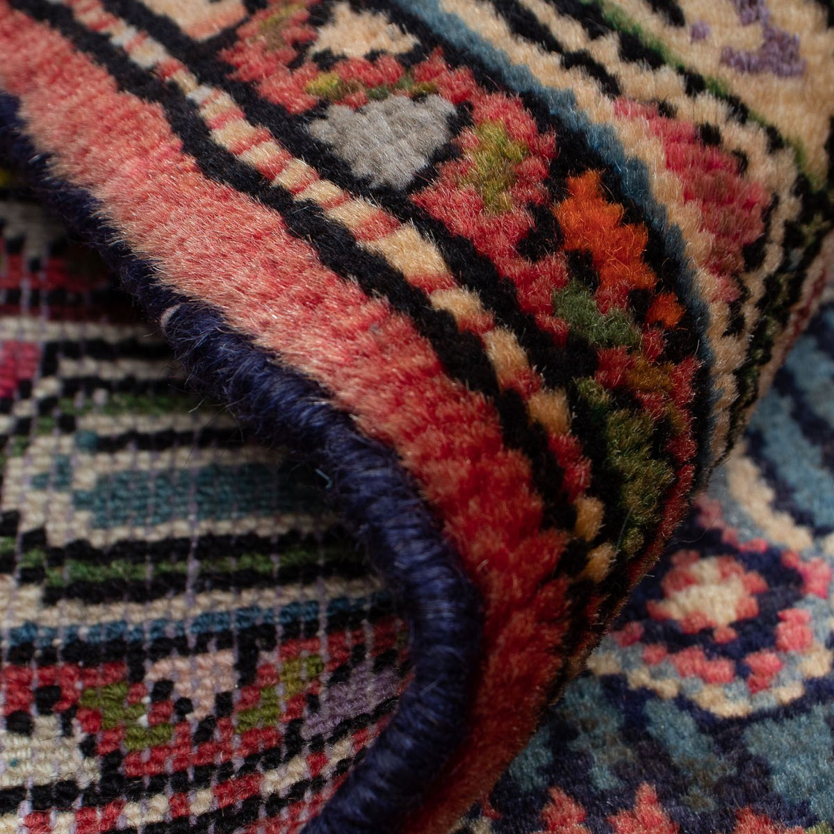 Perser Rug - Nomadic - 110 x 76 cm - light red