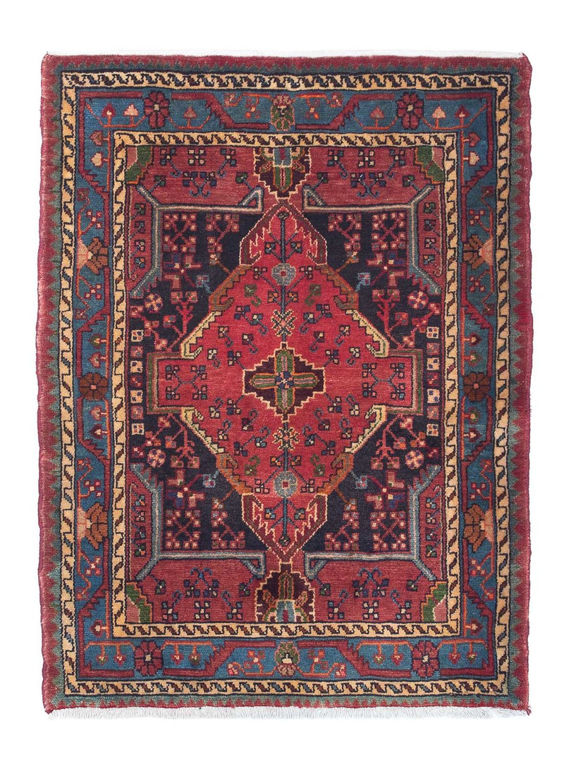 Perser Rug - Nomadic - 155 x 108 cm - dark red