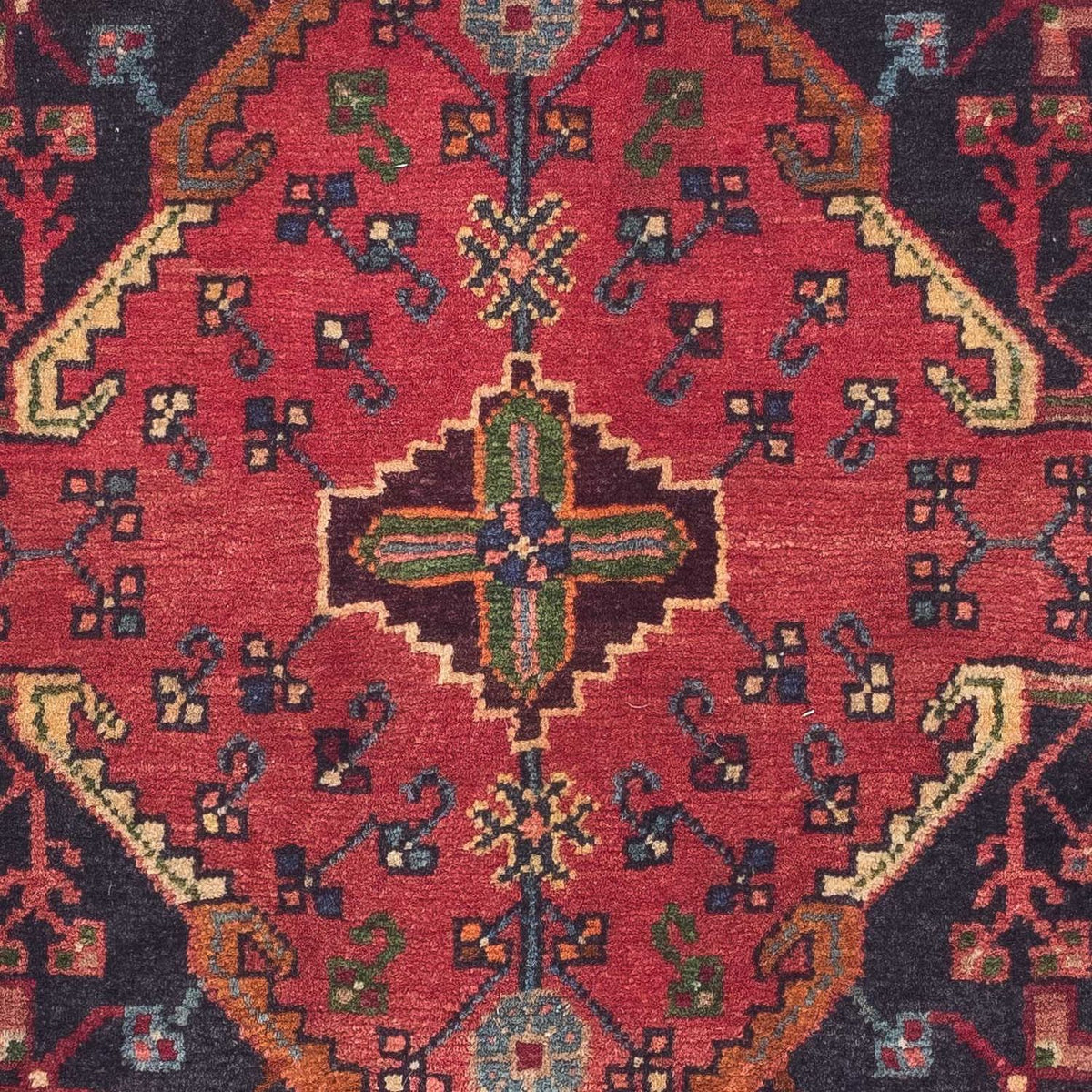 Perser Rug - Nomadic - 155 x 108 cm - dark red
