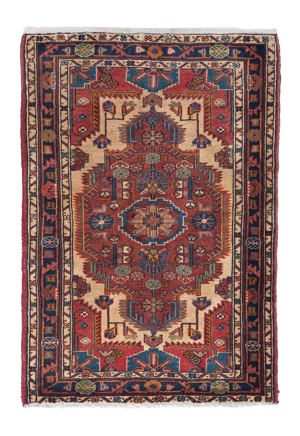 Perser Rug - Nomadic - 130 x 95 cm - multicolored