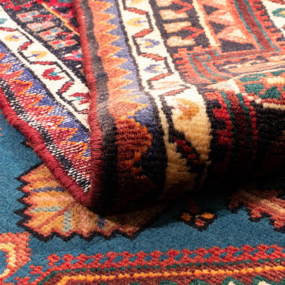 Perser Rug - Nomadic - 163 x 107 cm - dark red