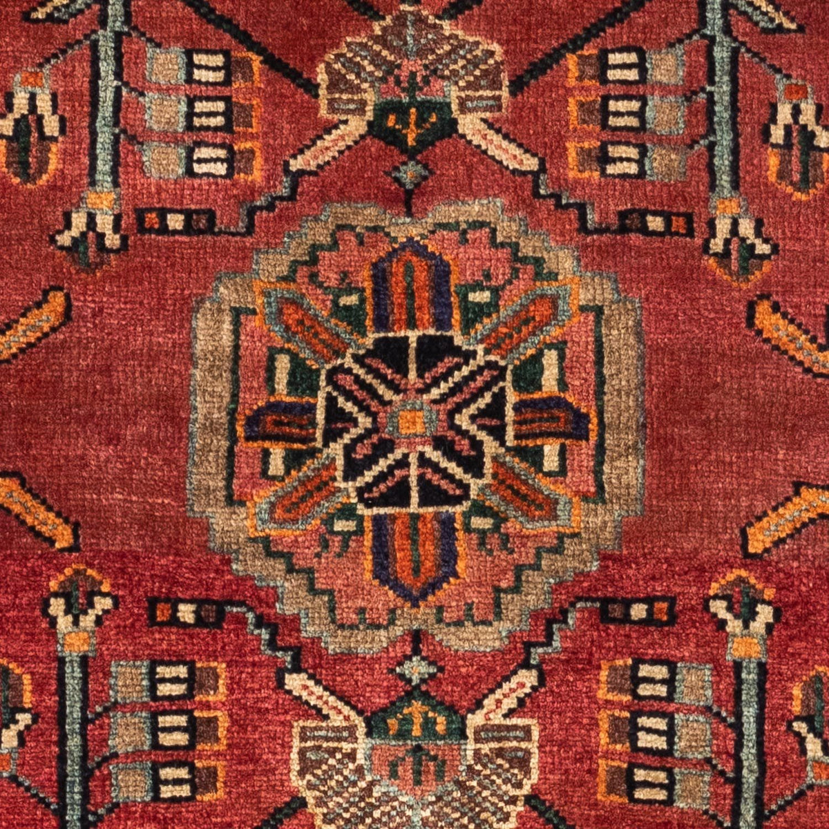 Perser Rug - Nomadic - 142 x 90 cm - red