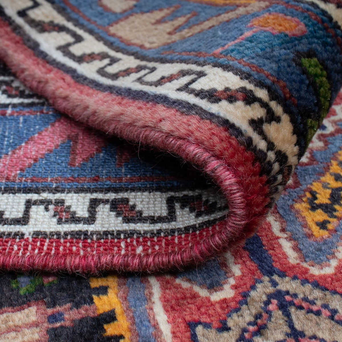 Perser Rug - Nomadic - 136 x 85 cm - dark blue