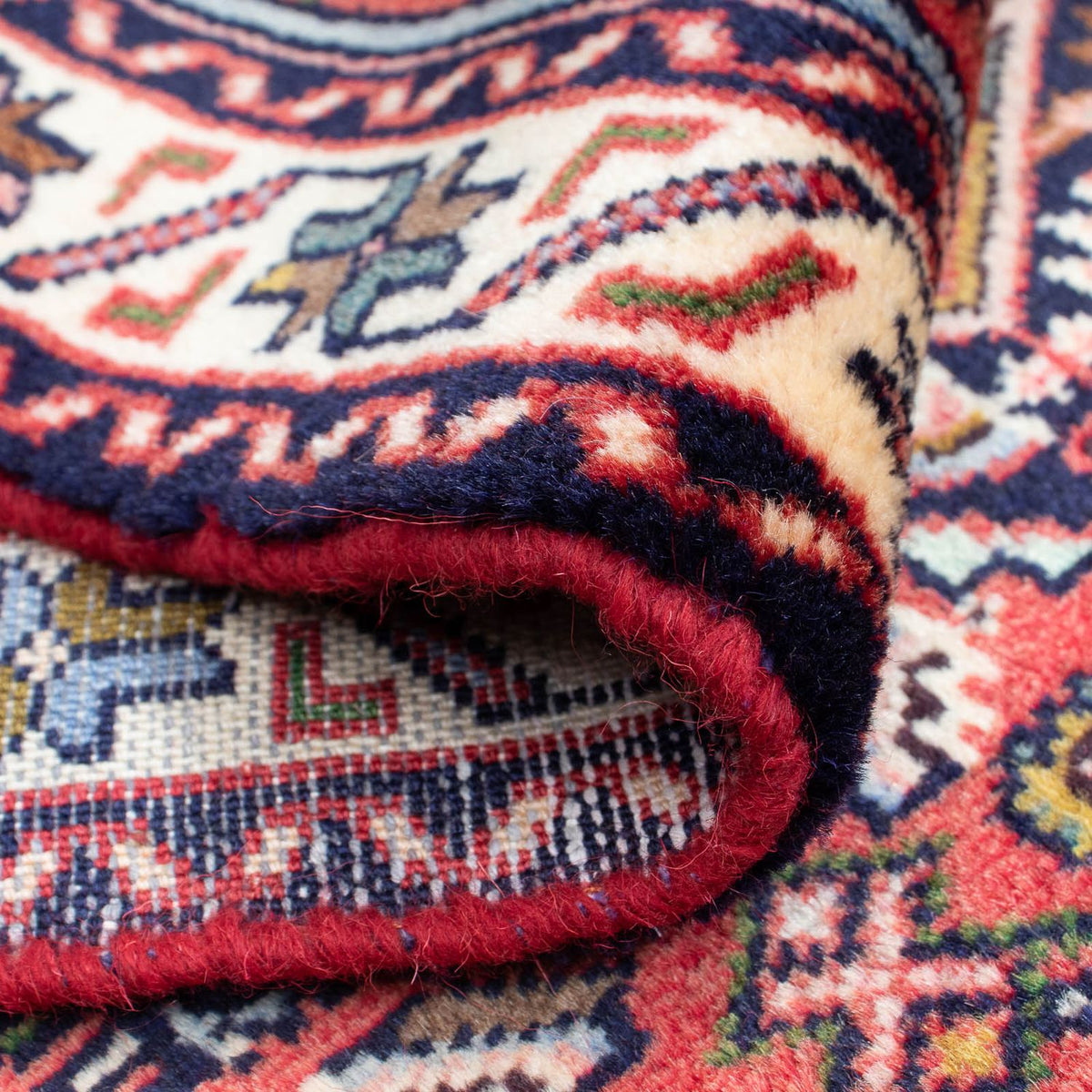 Runner Perser Rug - Nomadic - 193 x 77 cm - dark red