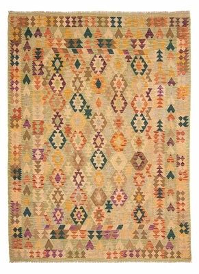 Kelim Rug - Splash - 287 x 199 cm - beige
