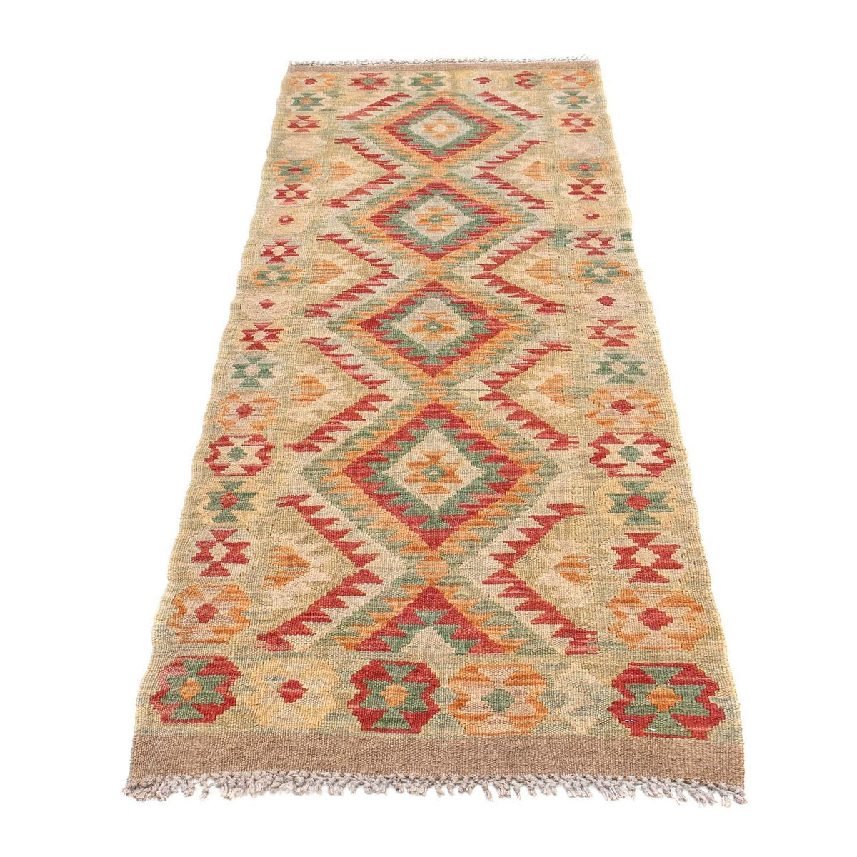 Runner Kelim Rug - Splash - 194 x 63 cm - multicolored