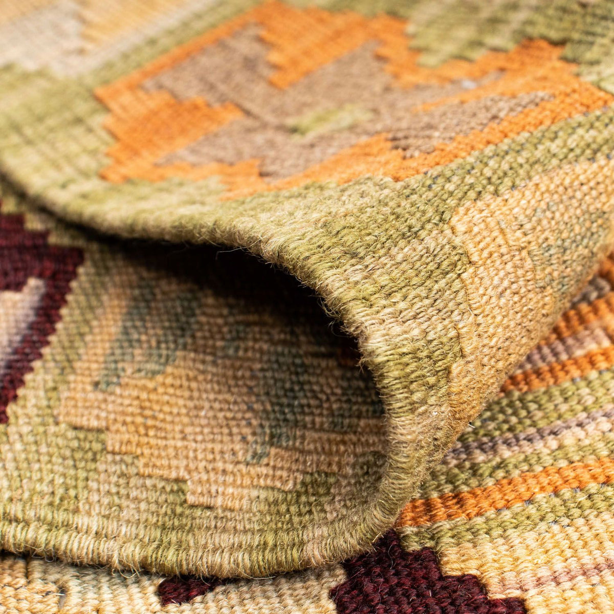 Runner Kelim Rug - Oriental - 200 x 69 cm - beige