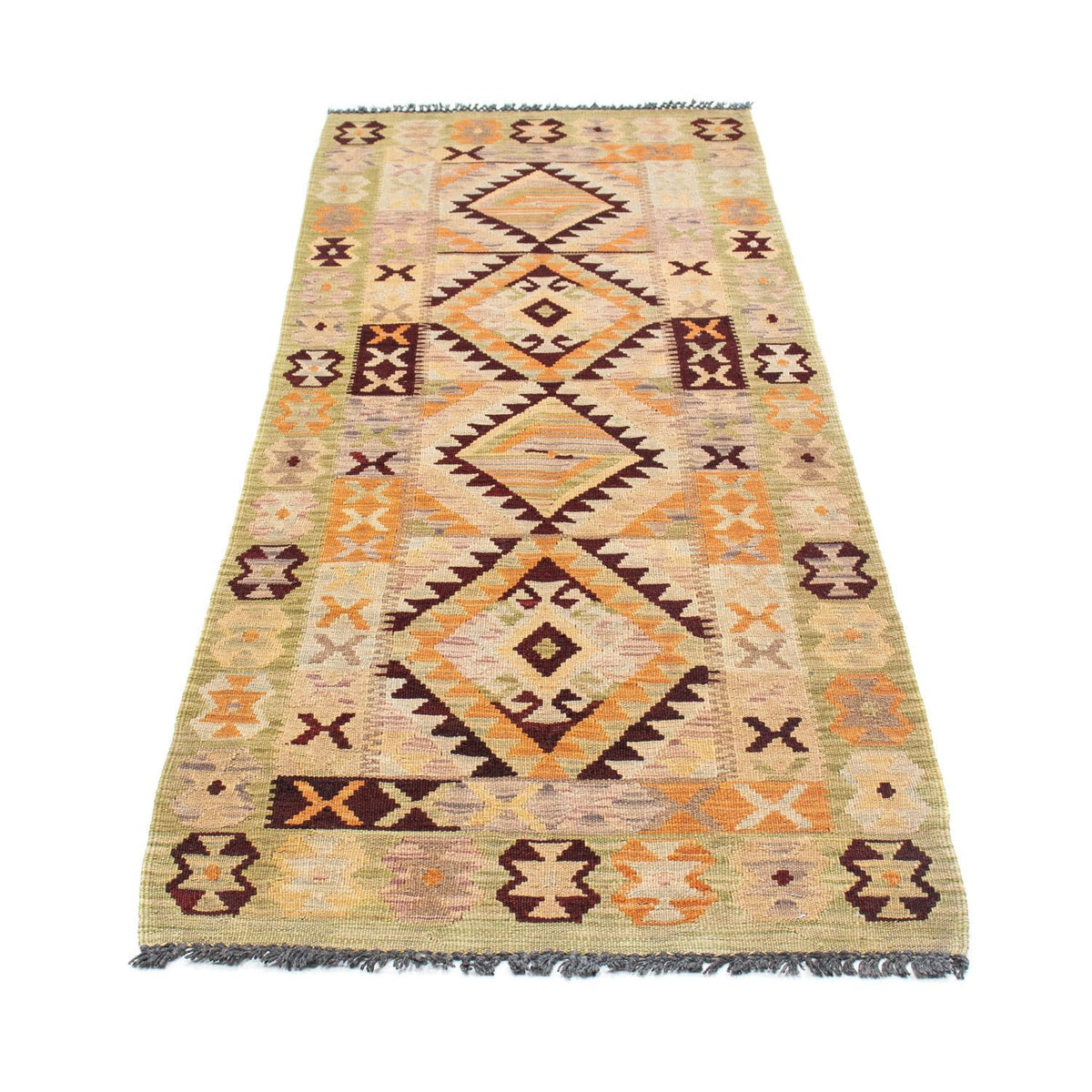 Runner Kelim Rug - Oriental - 200 x 69 cm - beige