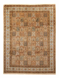 Silk Rug - Kashmir Silk - 325 x 249 cm - brown