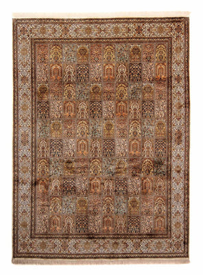 Silk Rug - Kashmir Silk - 332 x 248 cm - brown