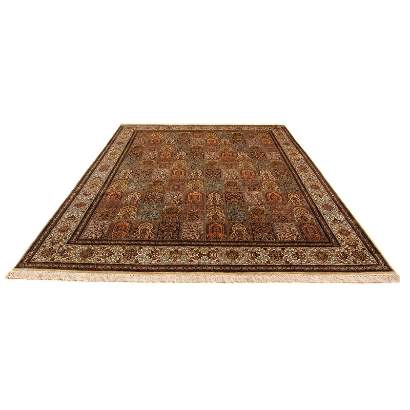Silk Rug - Kashmir Silk - 332 x 248 cm - brown