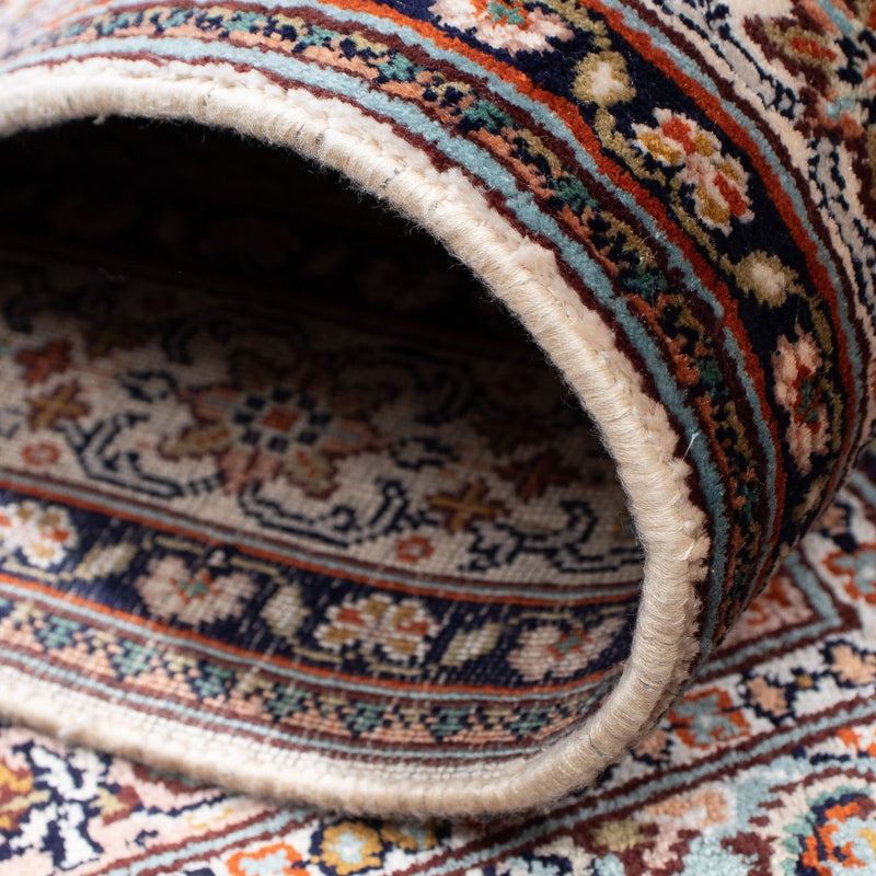 Runner Silk Rug - Kashmir Silk - 227 x 79 cm - multicolored