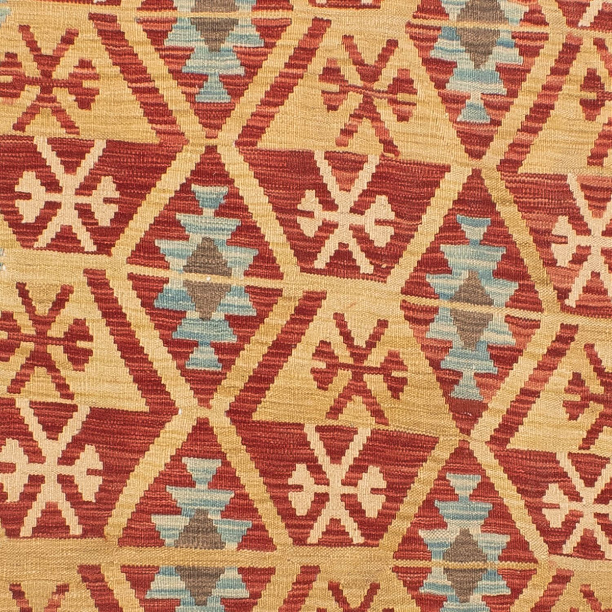 Kelim Rug - Splash - 194 x 152 cm - multicolored