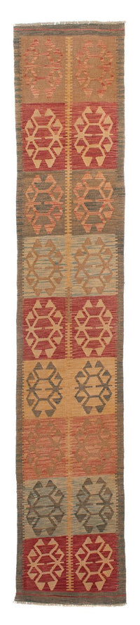 Runner Kelim Rug - Splash - 395 x 72 cm - multicolored