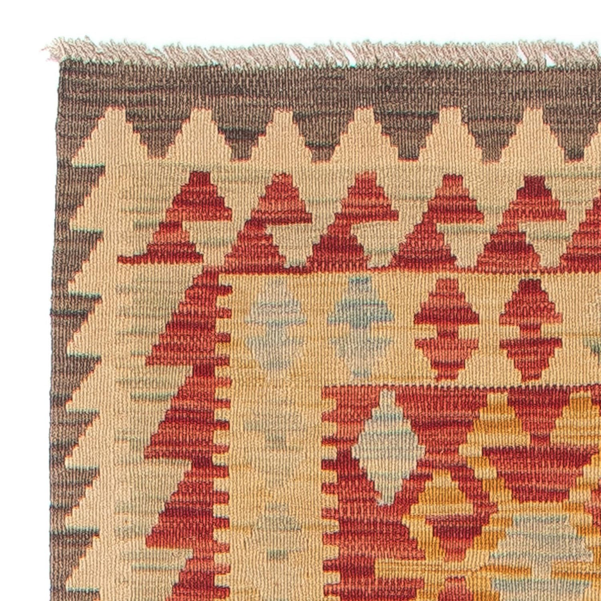 Runner Kelim Rug - Splash - 389 x 77 cm - multicolored