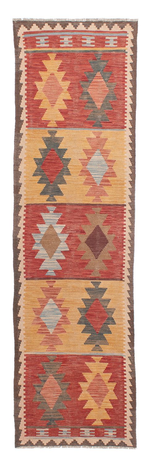 Runner Kelim Rug - Splash - 296 x 74 cm - multicolored