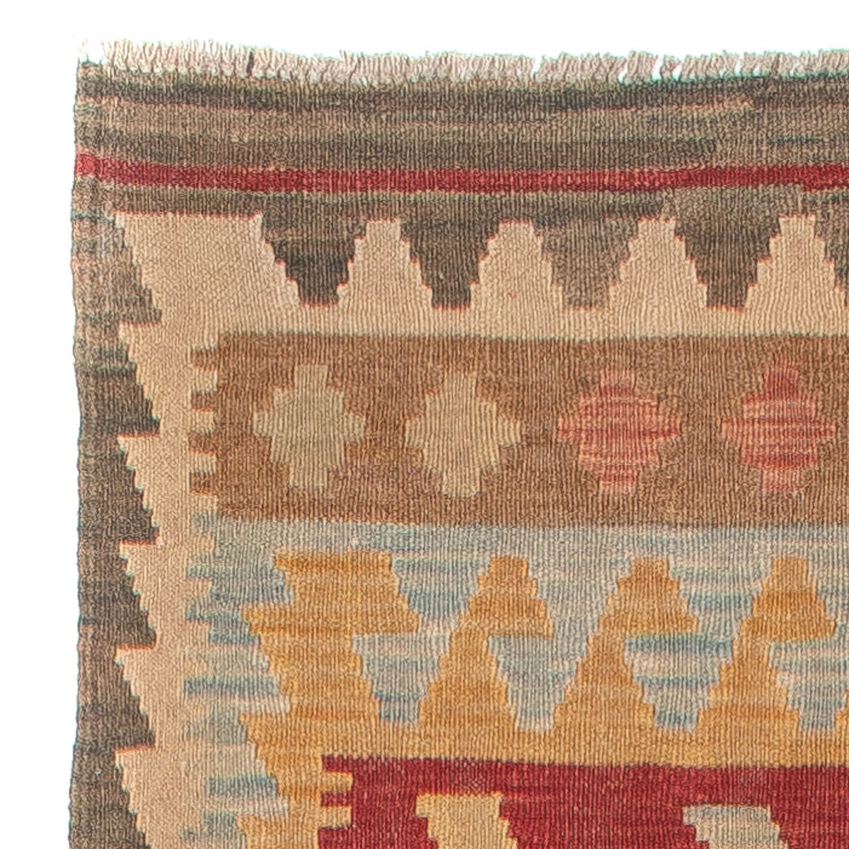 Runner Kelim Rug - Splash - 392 x 73 cm - multicolored