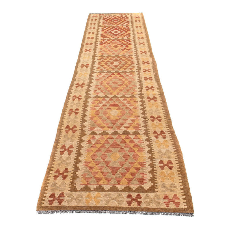 Runner Kelim Rug - Splash - 405 x 85 cm - multicolored