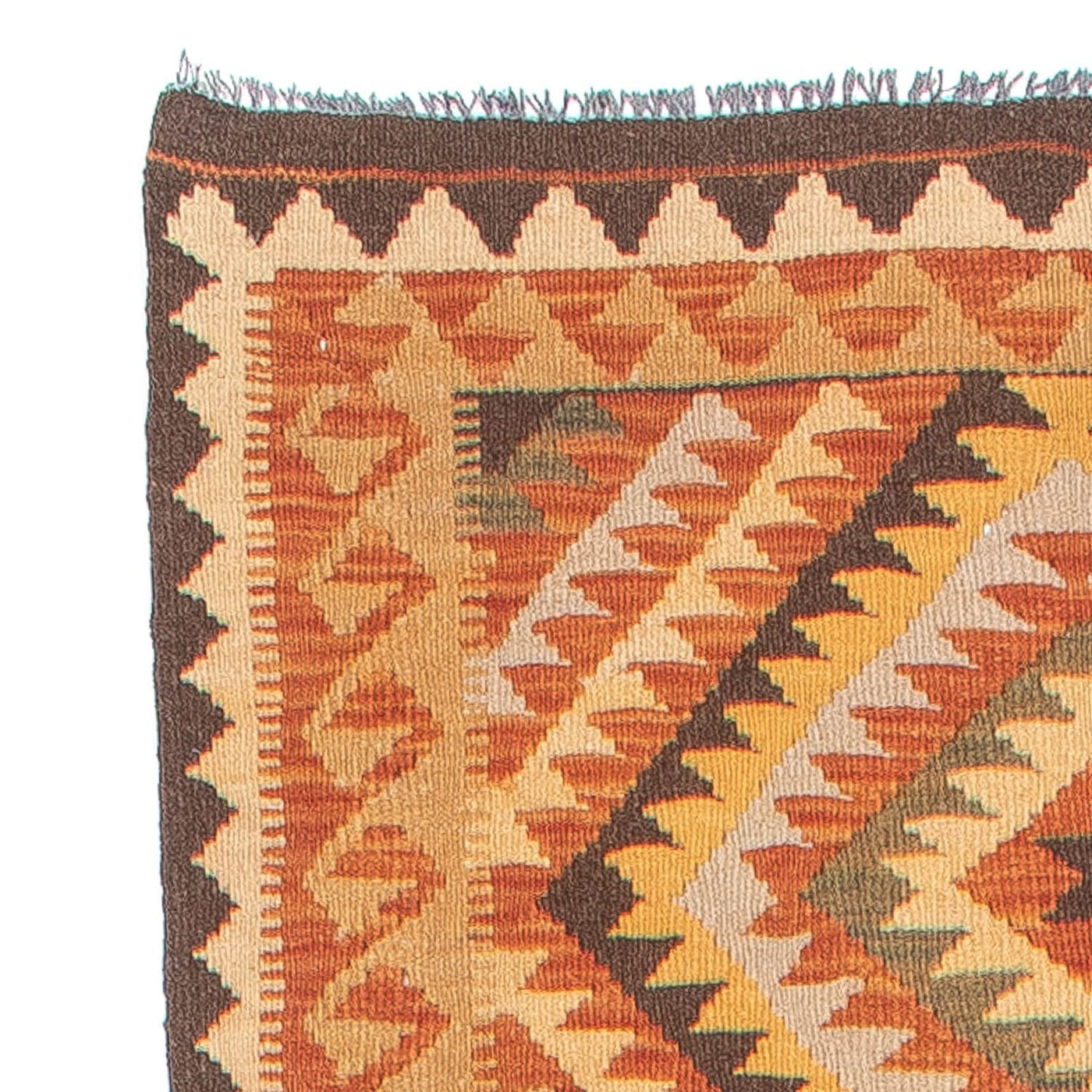 Kilim Maimana Rug 394x76cm - Wool Rug