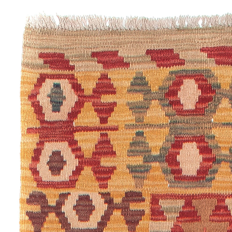 Runner Kelim Rug - Splash - 394 x 70 cm - multicolored