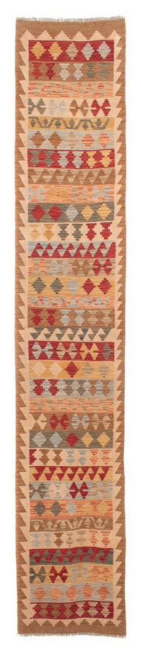 Runner Kelim Rug - Splash - 396 x 69 cm - multicolored