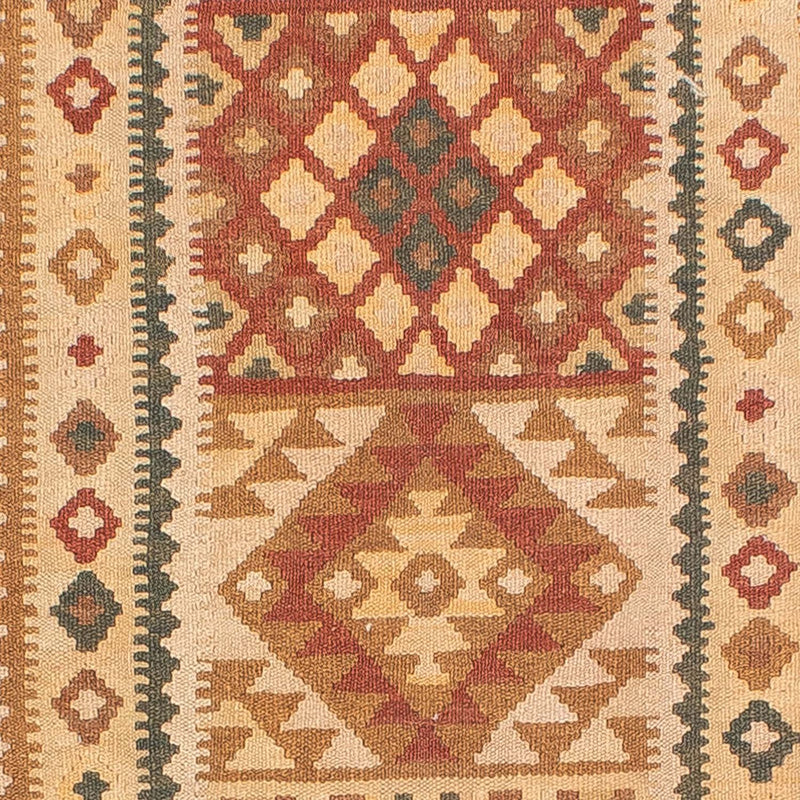 Runner Kelim Rug - Splash - 371 x 88 cm - multicolored