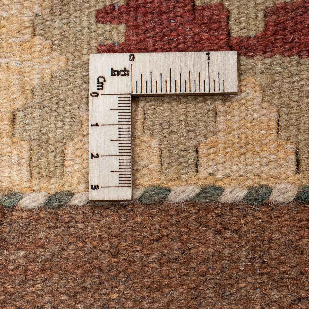 Runner Kelim Rug - Splash - 371 x 88 cm - multicolored