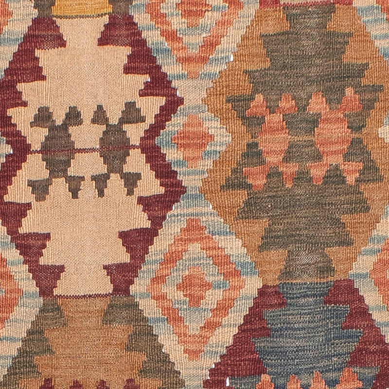 Runner Kelim Rug - Splash - 387 x 70 cm - multicolored