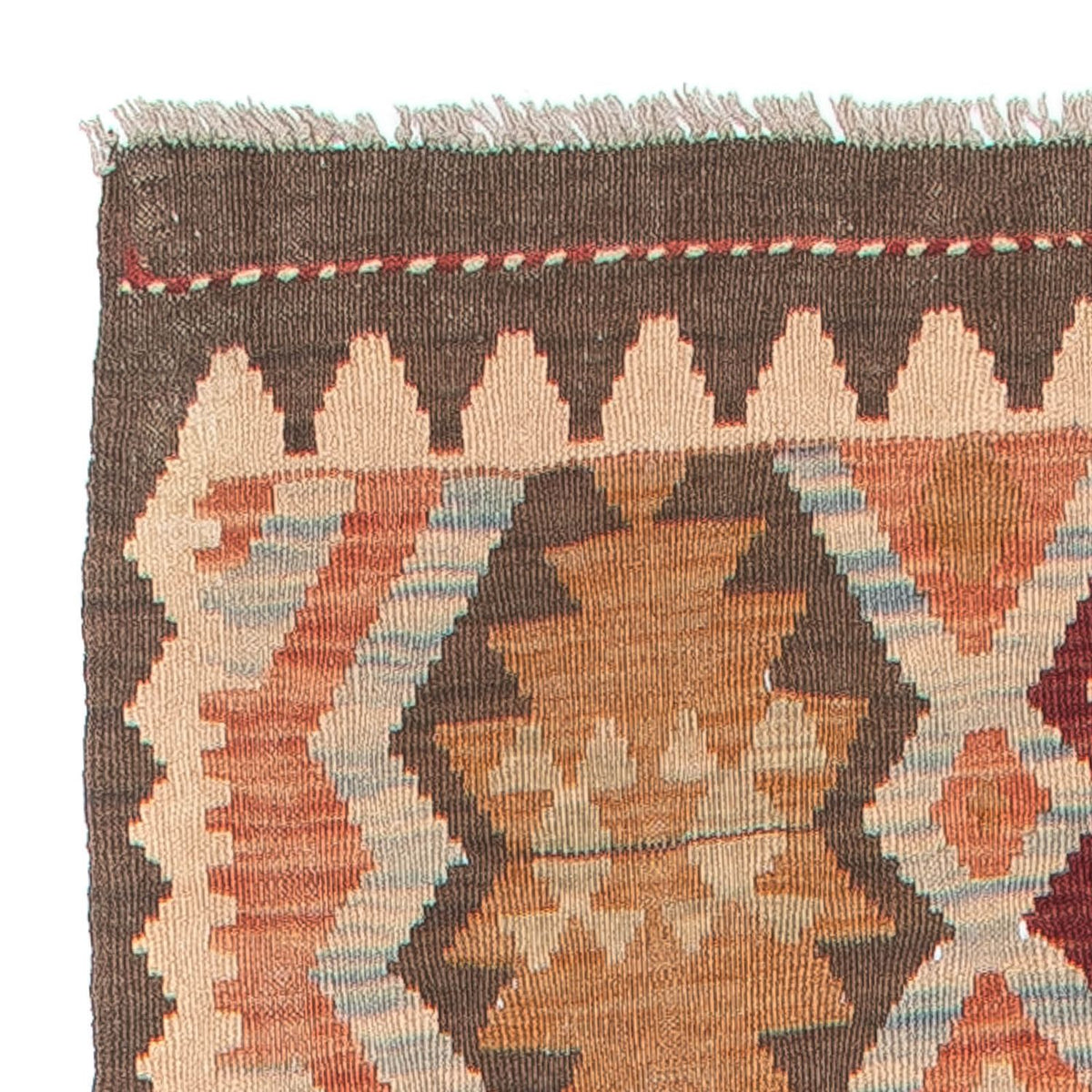 Runner Kelim Rug - Splash - 387 x 70 cm - multicolored