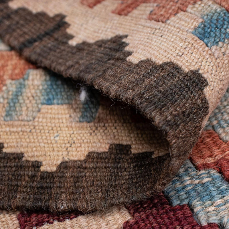 Runner Kelim Rug - Splash - 387 x 70 cm - multicolored