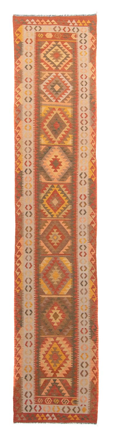 Runner Kelim Rug - Splash - 435 x 86 cm - multicolored