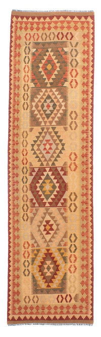 Runner Kelim Rug - Splash - 314 x 86 cm - multicolored