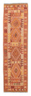 Runner Kelim Rug - Splash - 323 x 90 cm - light red