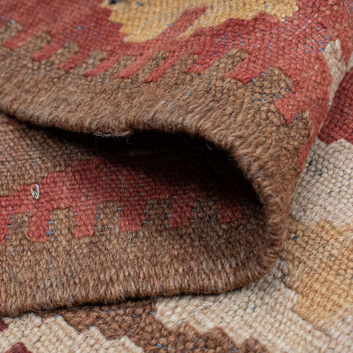 Runner Kelim Rug - Splash - 323 x 90 cm - light red