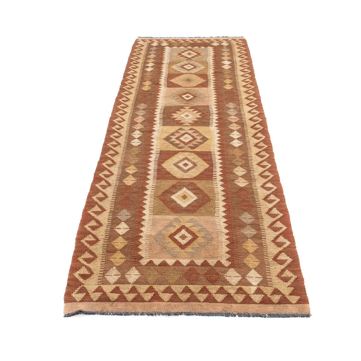 Runner Kelim Rug - Splash - 284 x 79 cm - multicolored
