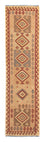 Runner Kelim Rug - Splash - 301 x 80 cm - light brown