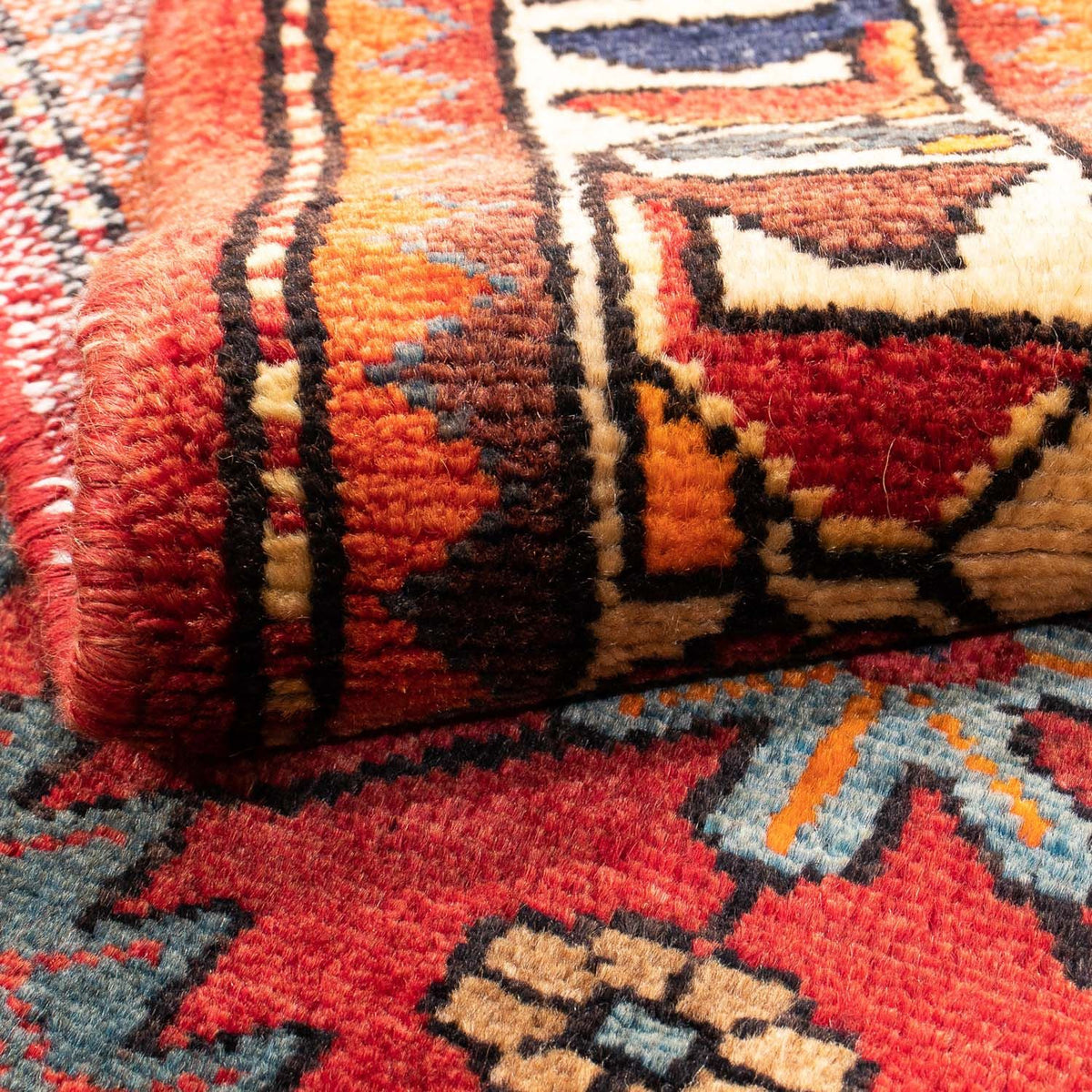 Perser Rug - Nomadic - 146 x 88 cm - dark red