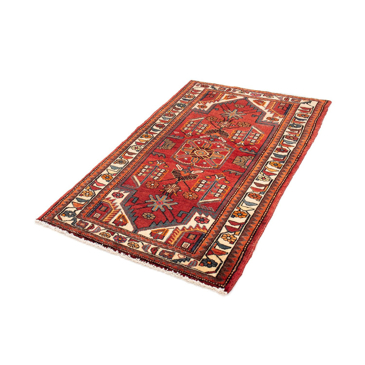 Perser Rug - Nomadic - 146 x 88 cm - dark red