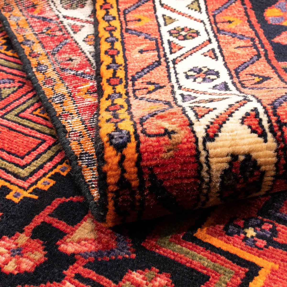 Perser Rug - Nomadic - 235 x 145 cm - dark red