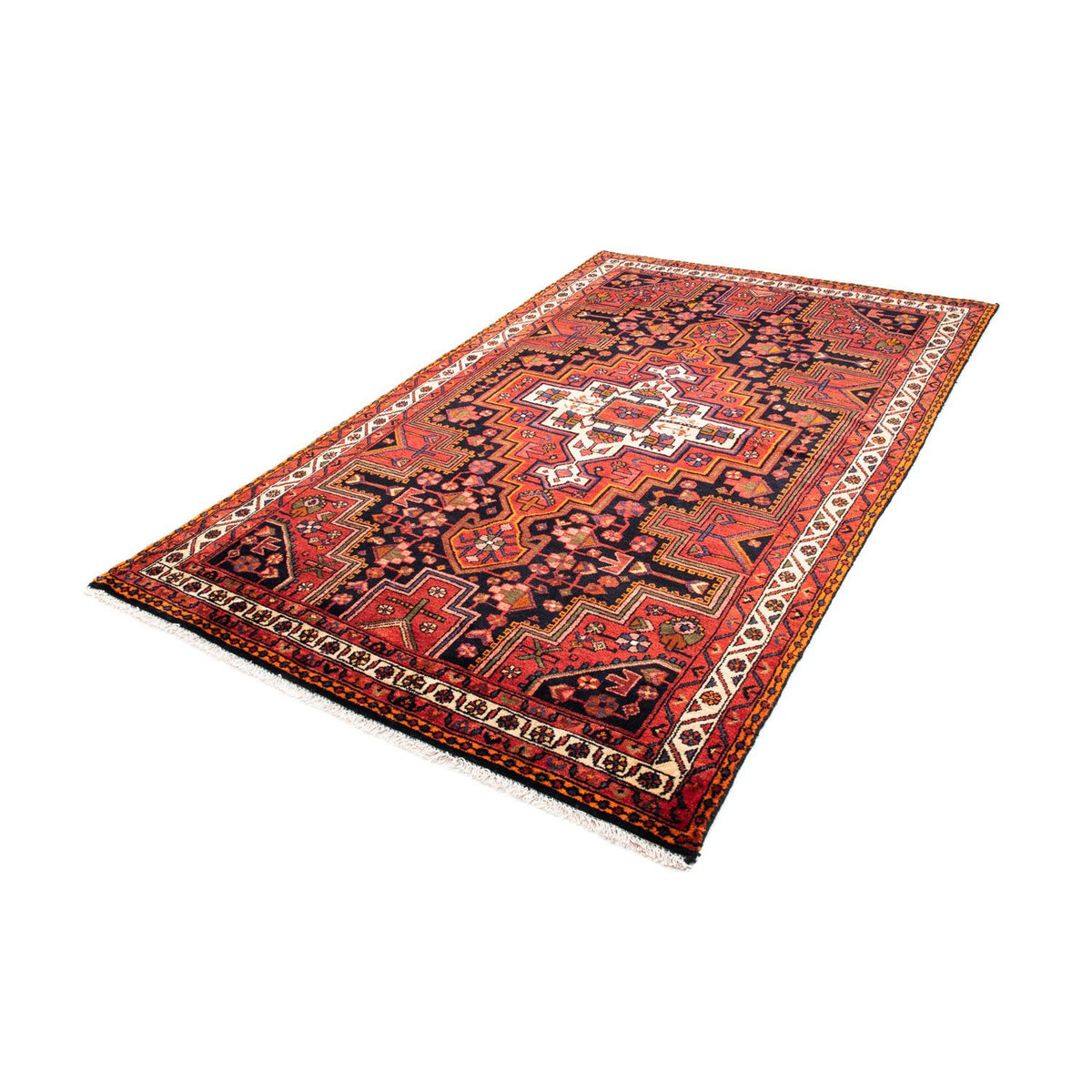 Perser Rug - Nomadic - 235 x 145 cm - dark red
