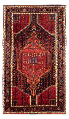 Perser Rug - Nomadic - 248 x 140 cm - dark red