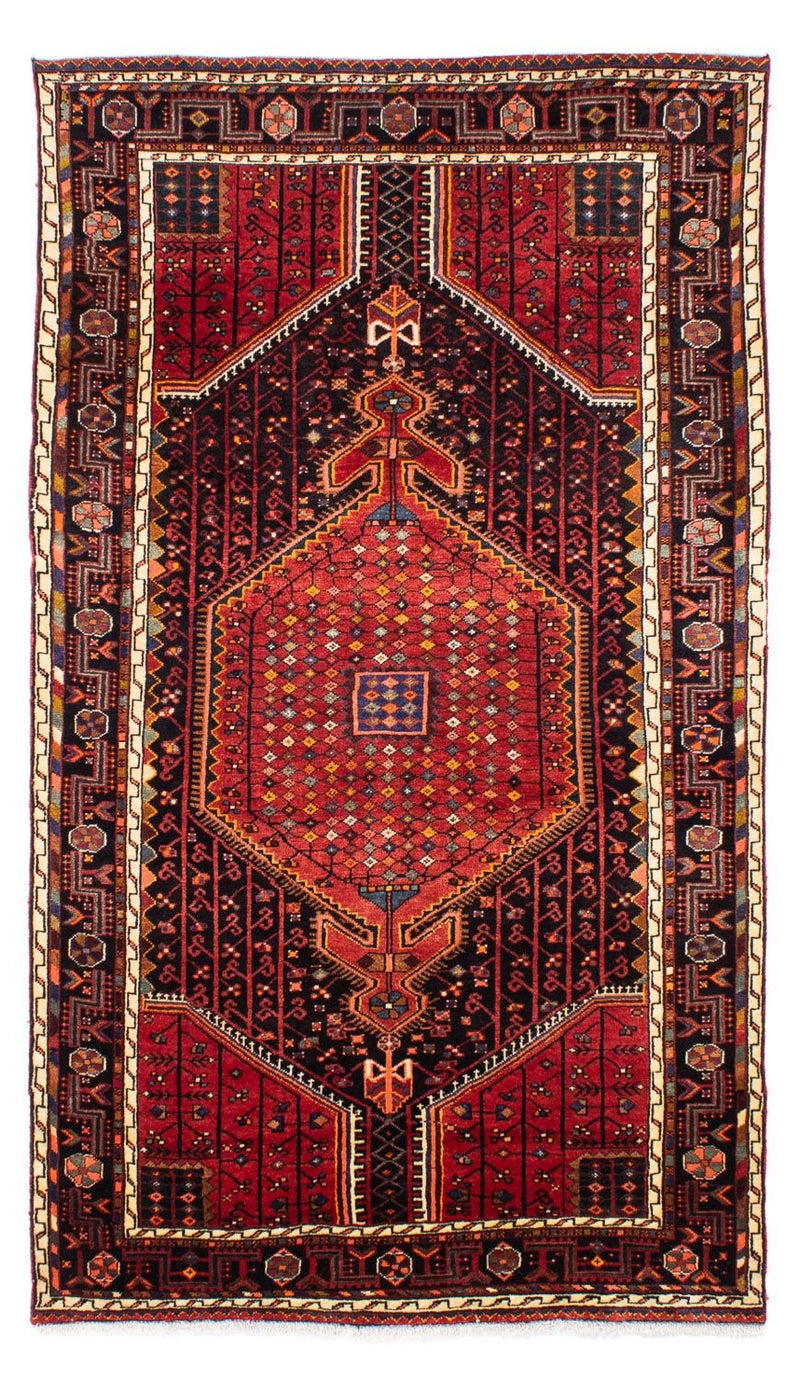 Perser Rug - Nomadic - 248 x 140 cm - dark red