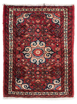 Perser Rug - Nomadic - 98 x 73 cm - dark red