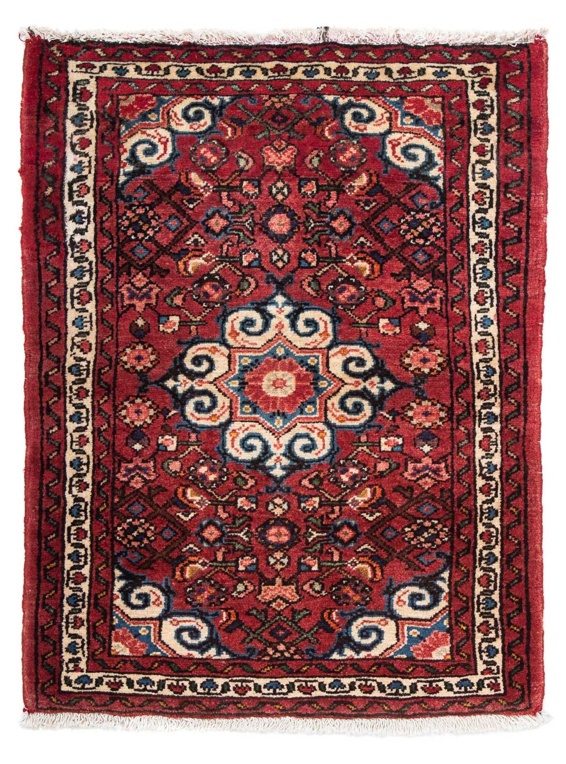 Perser Rug - Nomadic - 98 x 73 cm - dark red