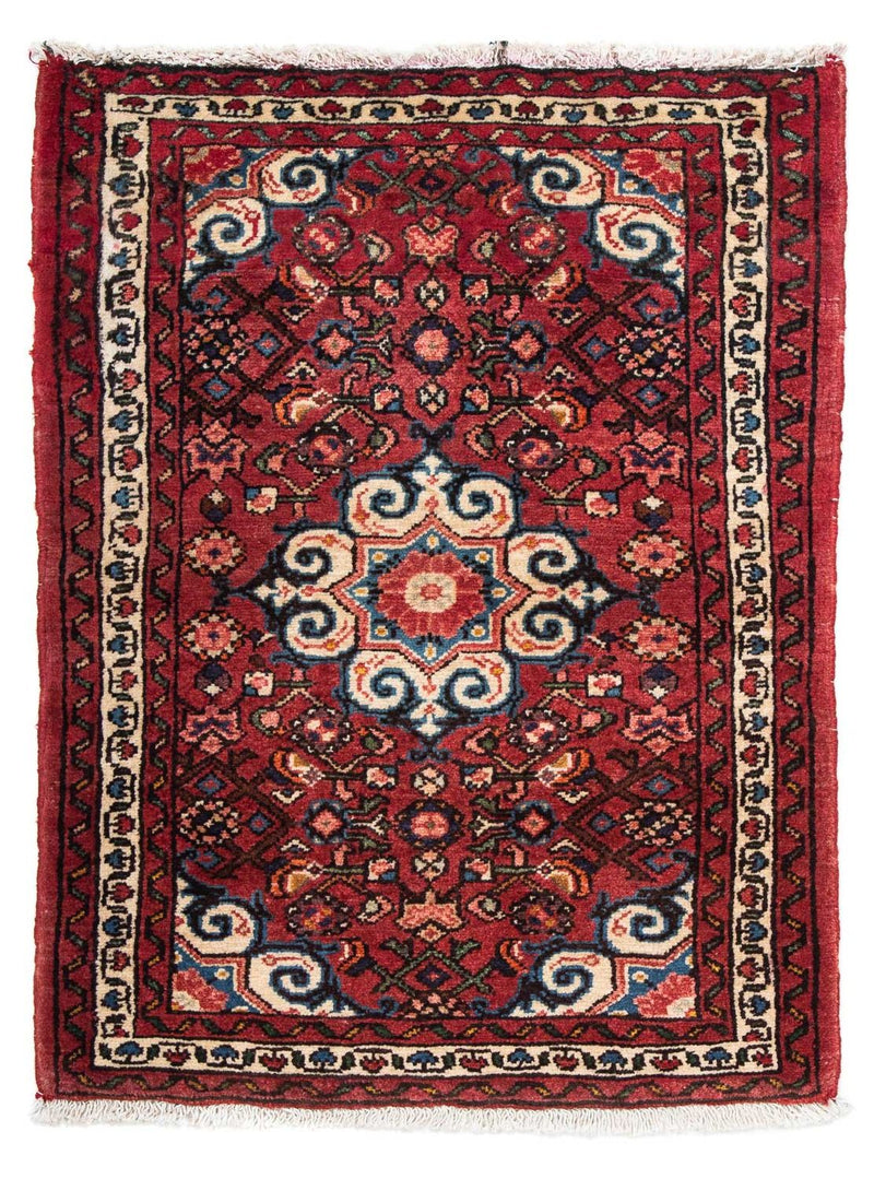 Perser Rug - Nomadic - 98 x 73 cm - dark red