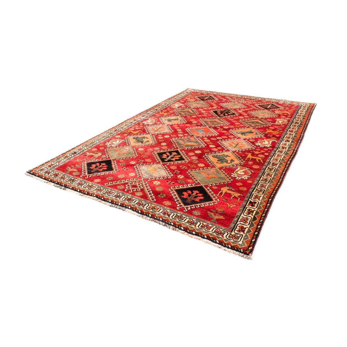 Perser Rug - Nomadic - 289 x 205 cm - red