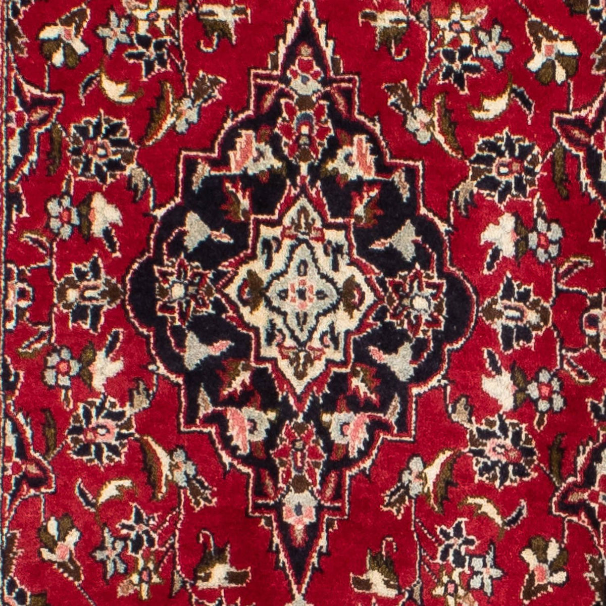 Runner Perser Rug - Keshan - 340 x 98 cm - dark red