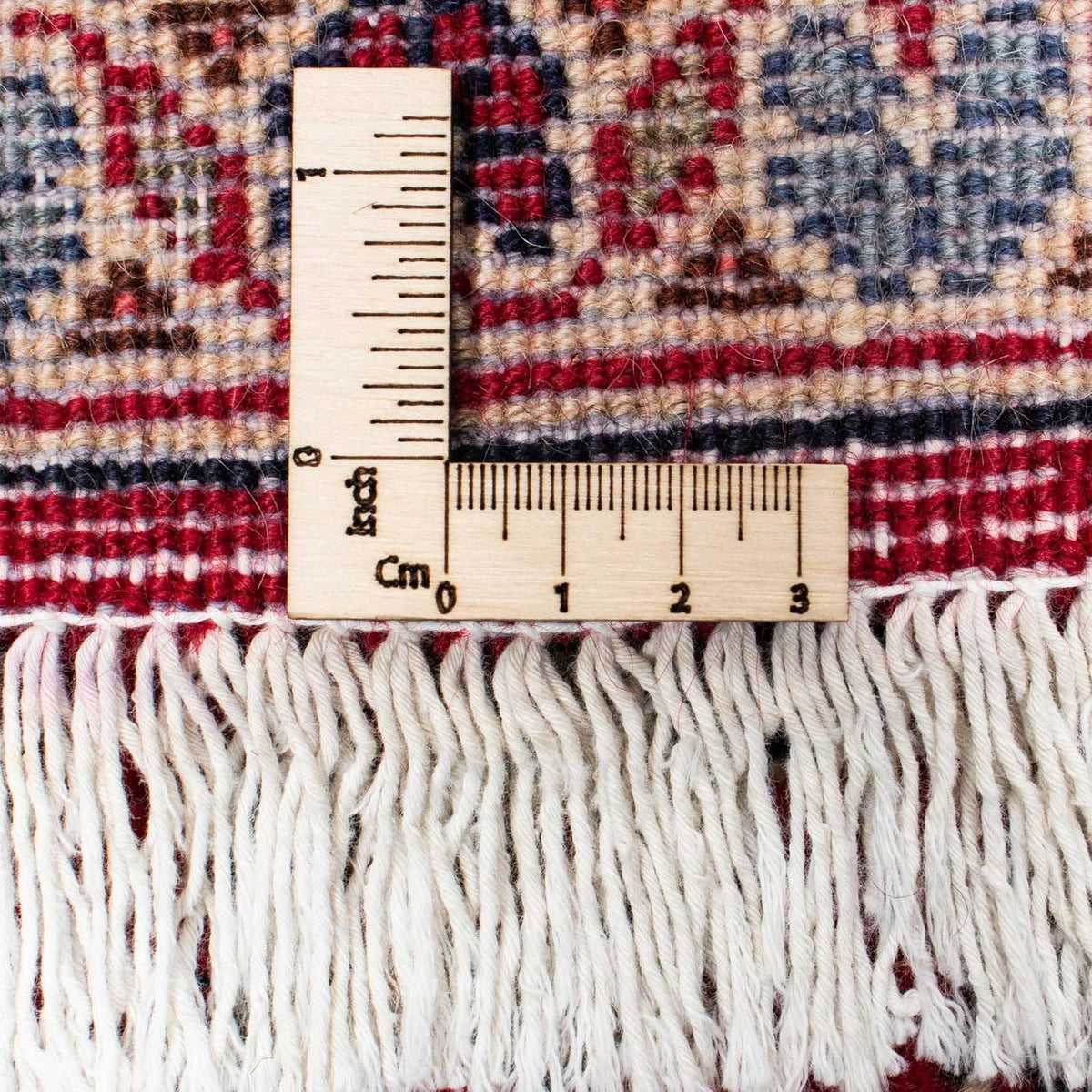 Runner Perser Rug - Keshan - 340 x 98 cm - dark red