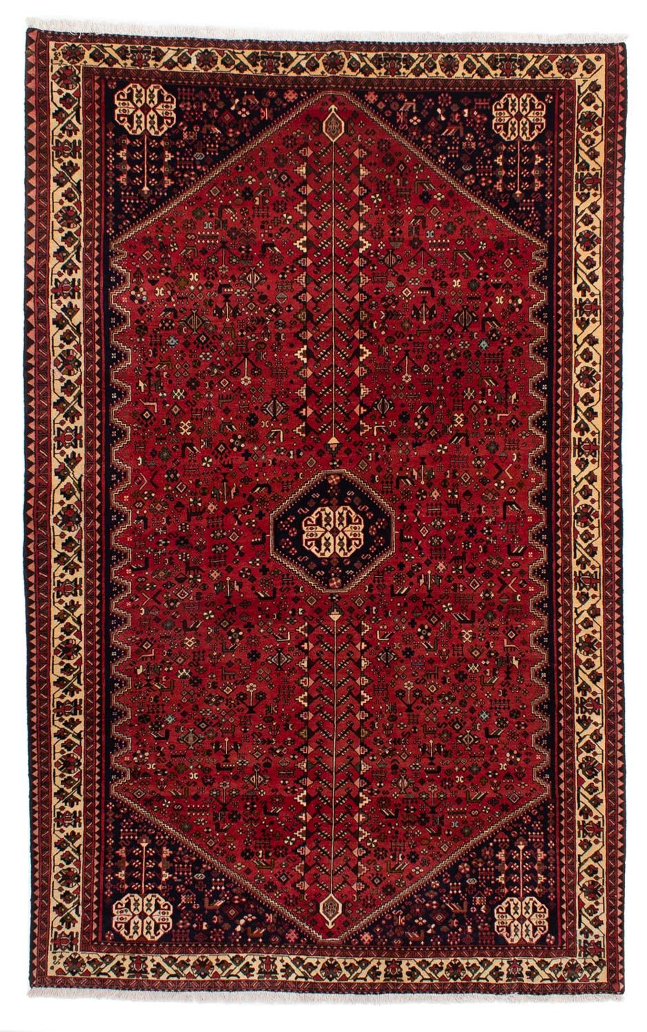Perser Rug - Nomadic - 300 x 200 cm - dark red